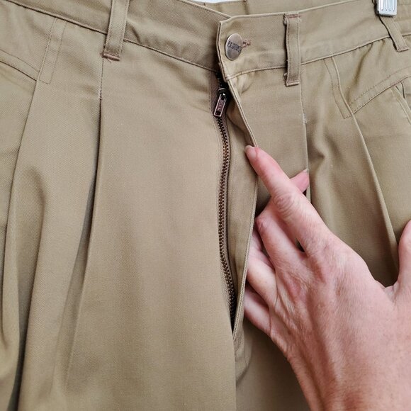 Vintage Gitano high waist pleat front crop pants - Picture 5 of 11